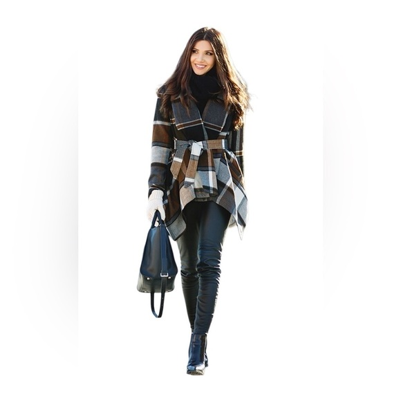 Chic Wish Jackets & Blazers - Shawl collar belt tie jacket coat